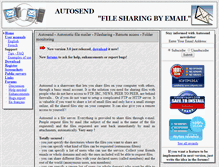 Tablet Screenshot of filesharingbyemail.com